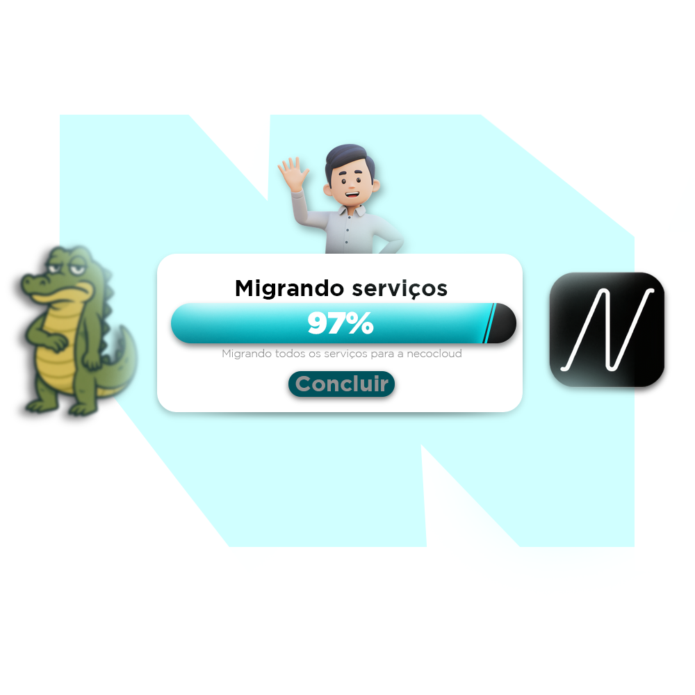 Migração gratuita de hospedagem para a NecoCloud